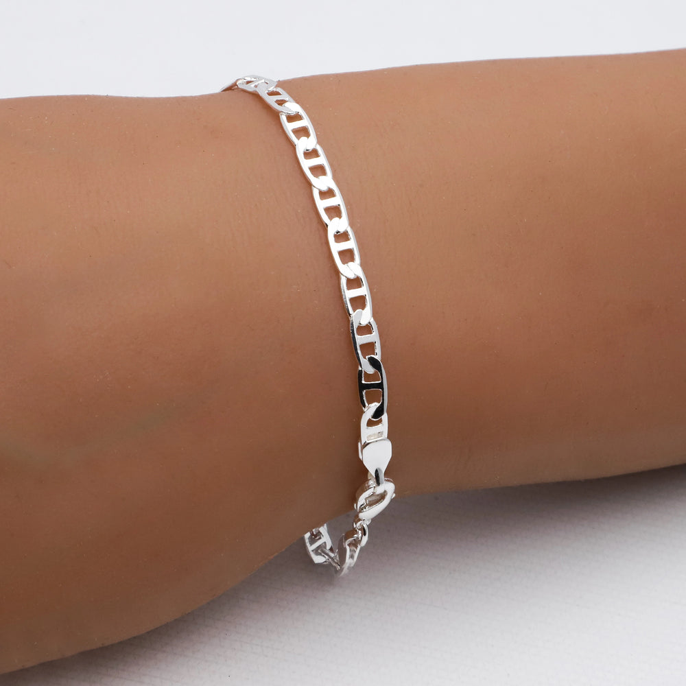 Pulsera acero blanco premium