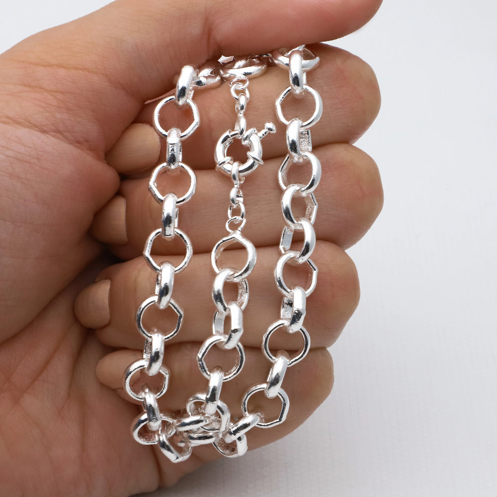 Cadena acero blanco premium