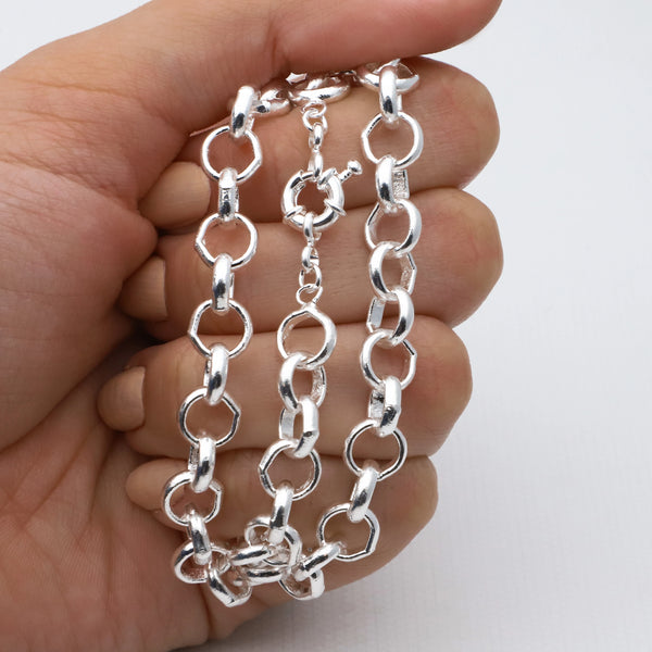 Cadena acero blanco premium