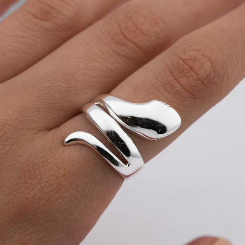 Anillo acero blanco premium
