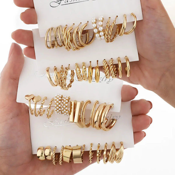 Set dorado bijou 24 aros