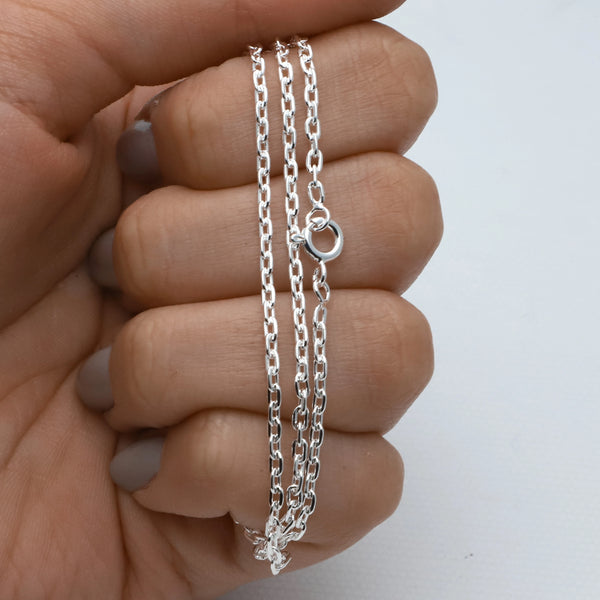 Cadena acero blanco premium