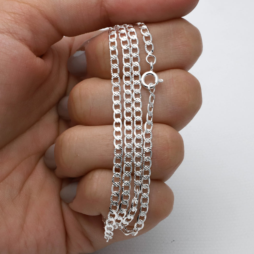 Cadena acero blanco premium