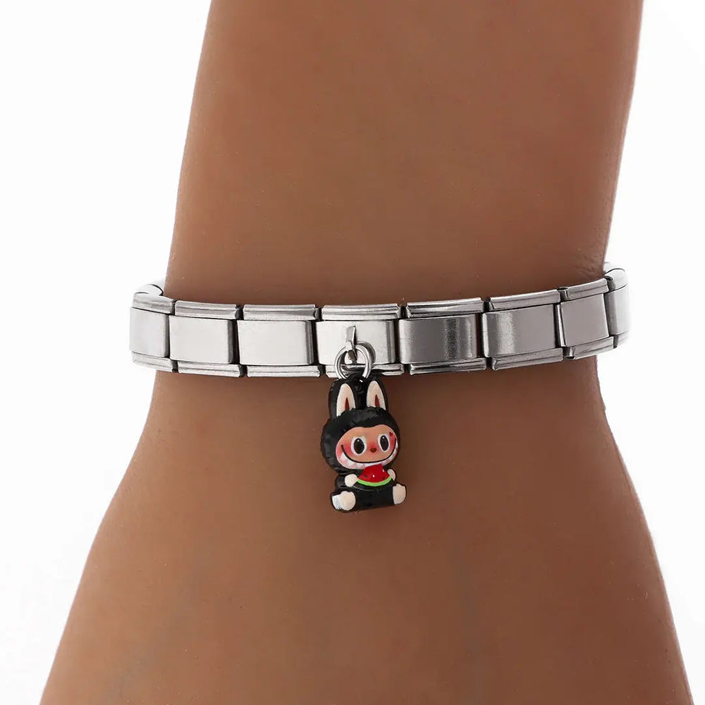 Pulsera italiana acero quirurgico Labubu