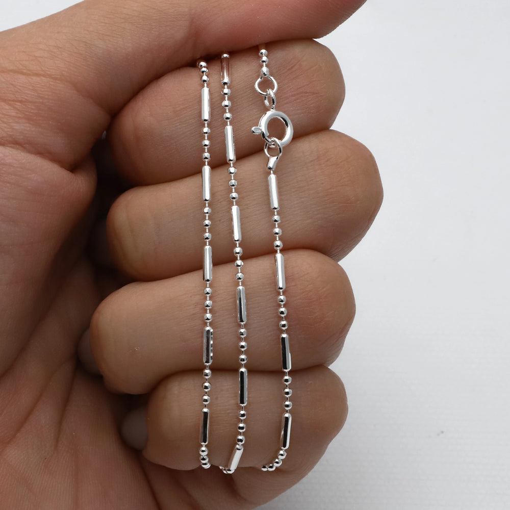 Cadena acero blanco premium