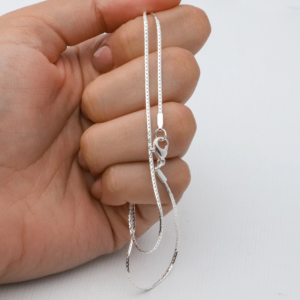 Cadena acero blanco