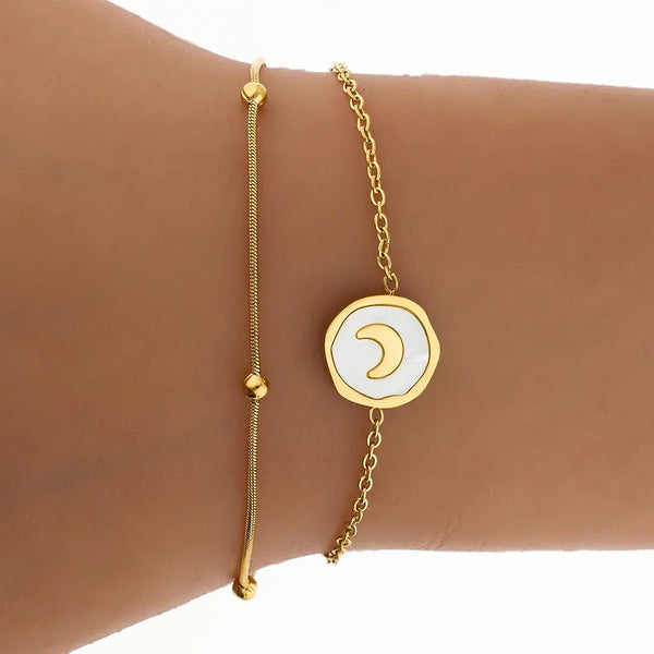 Pulsera bijou dorada