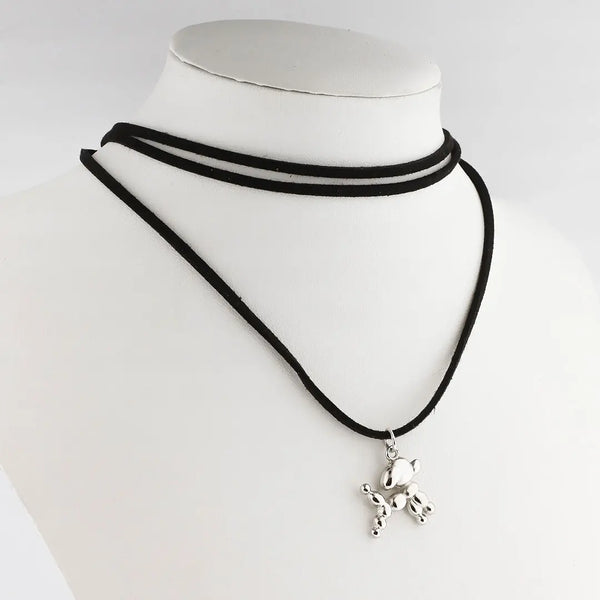 Choker gamuza