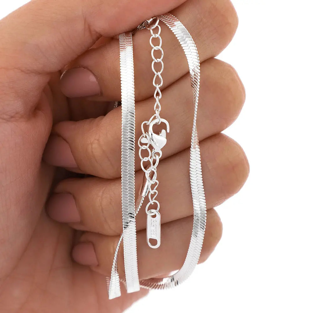 Cadena acero blanco