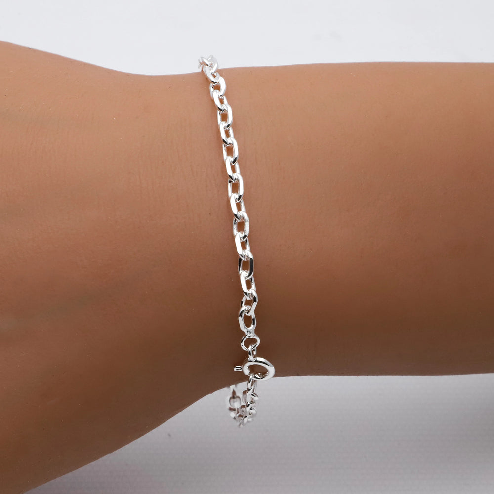 Pulsera acero blanco premium
