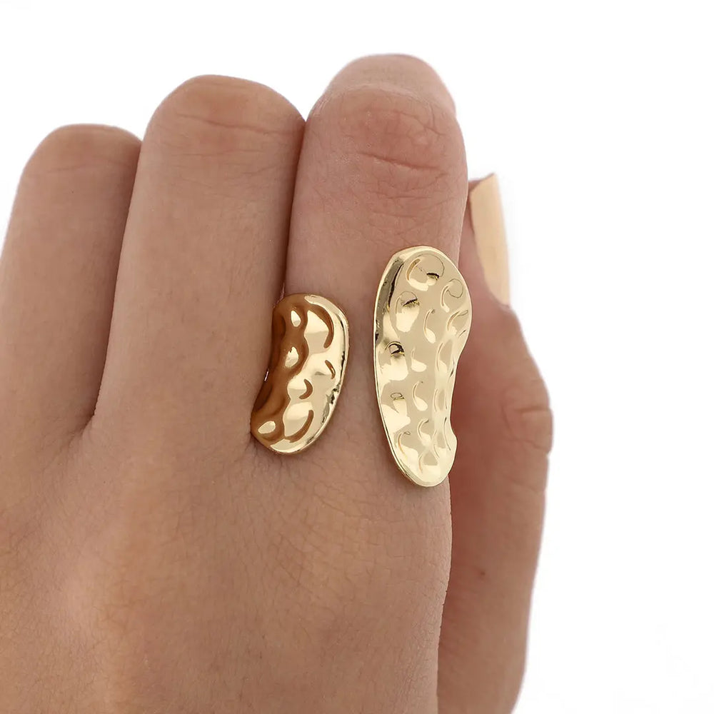 Anillo dorado bijou