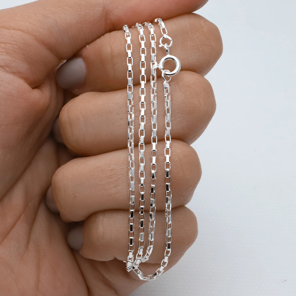 Cadena acero blanco premium