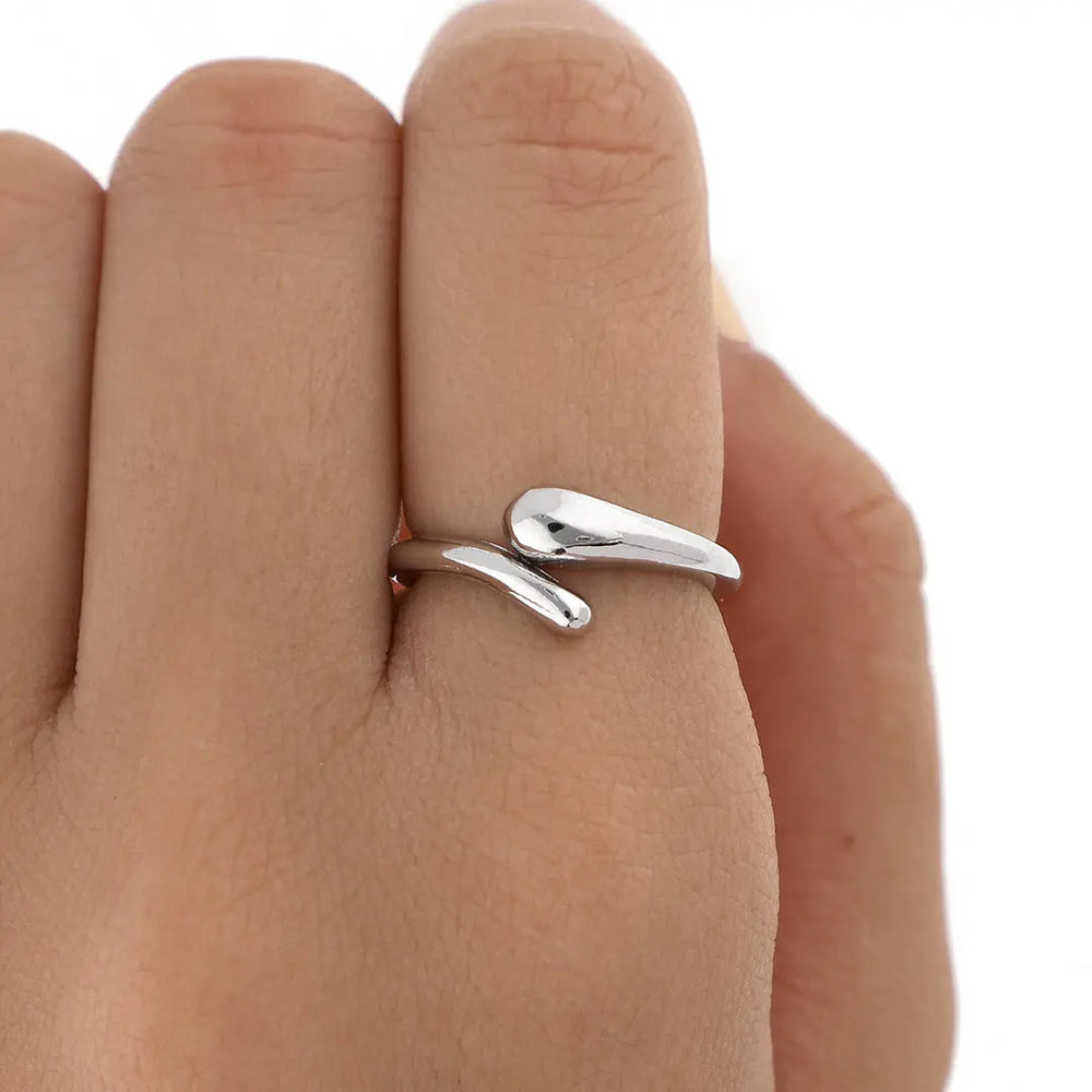 Anillo plateado bijou