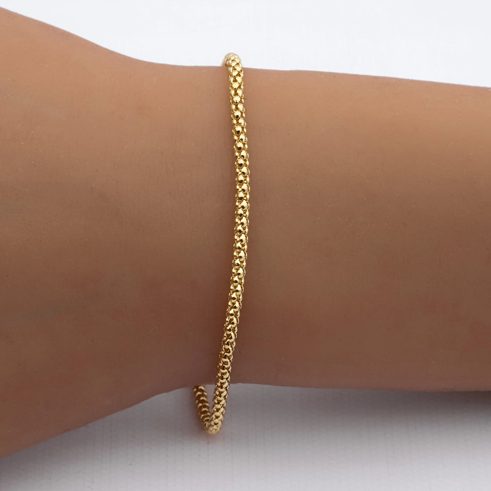 Pulsera acero dorado premium