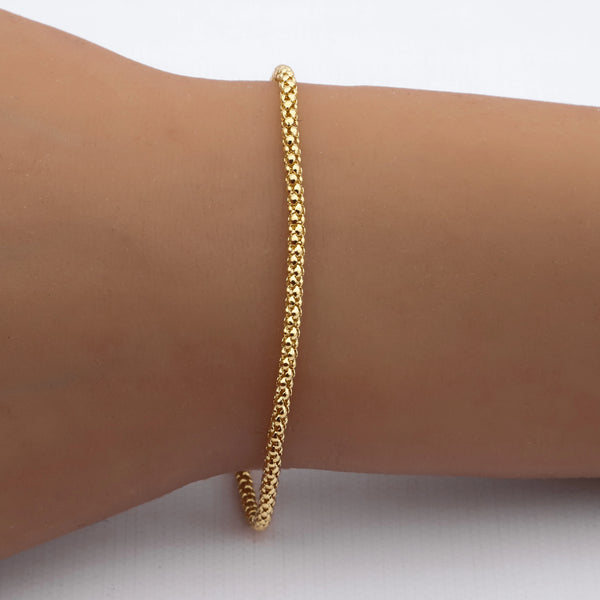 Pulsera acero dorado premium