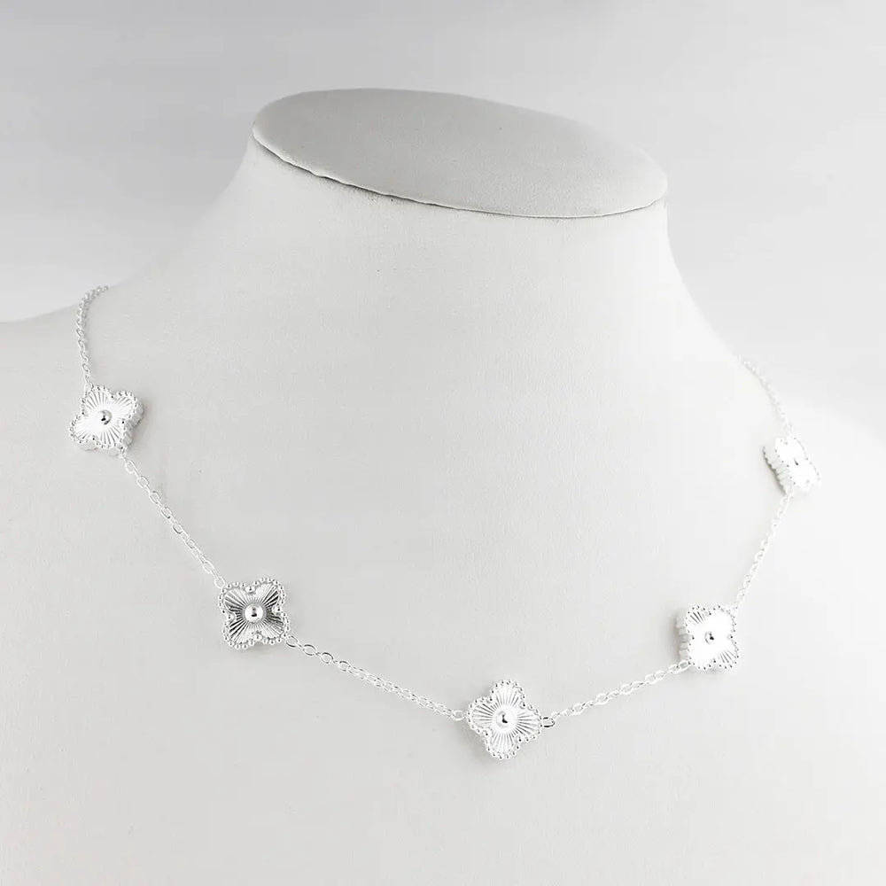 Colgante Cleff acero blanco