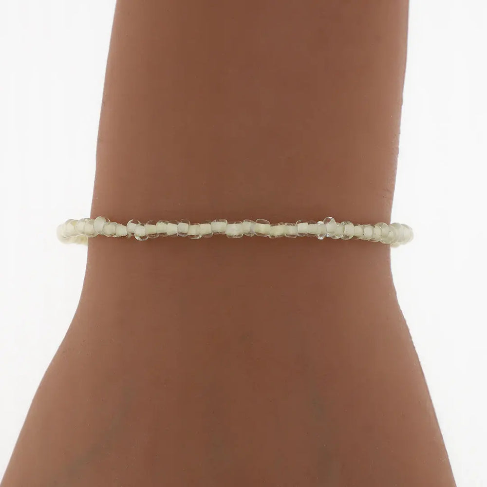 Pulsera cristal acero