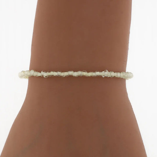Pulsera cristal acero