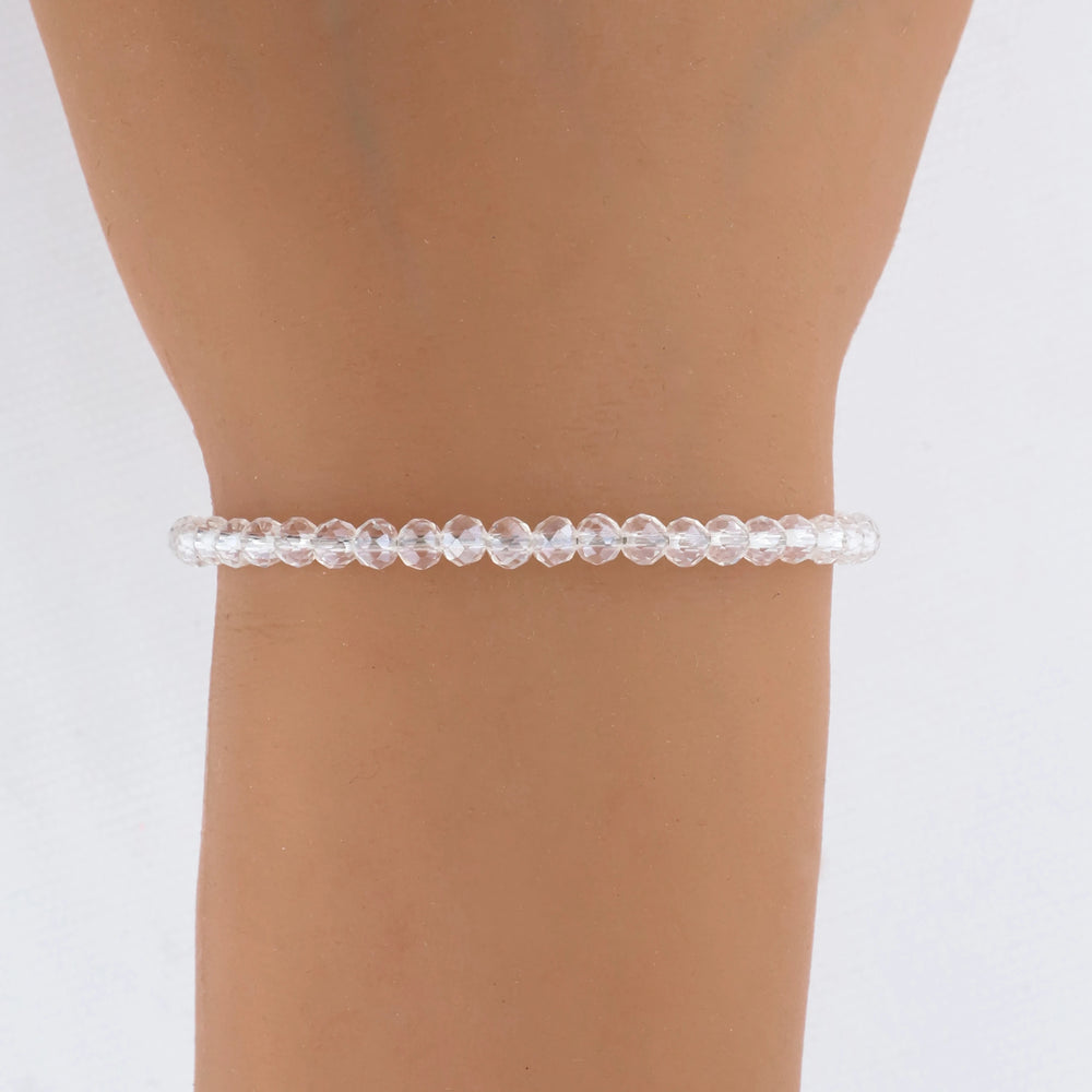 Pulsera cristal acero