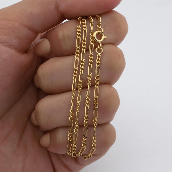 Cadena acero dorado premium
