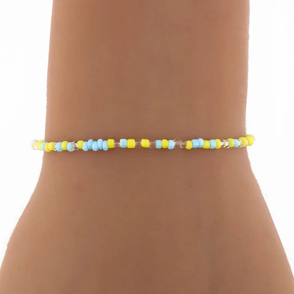 Pulsera cristal acero