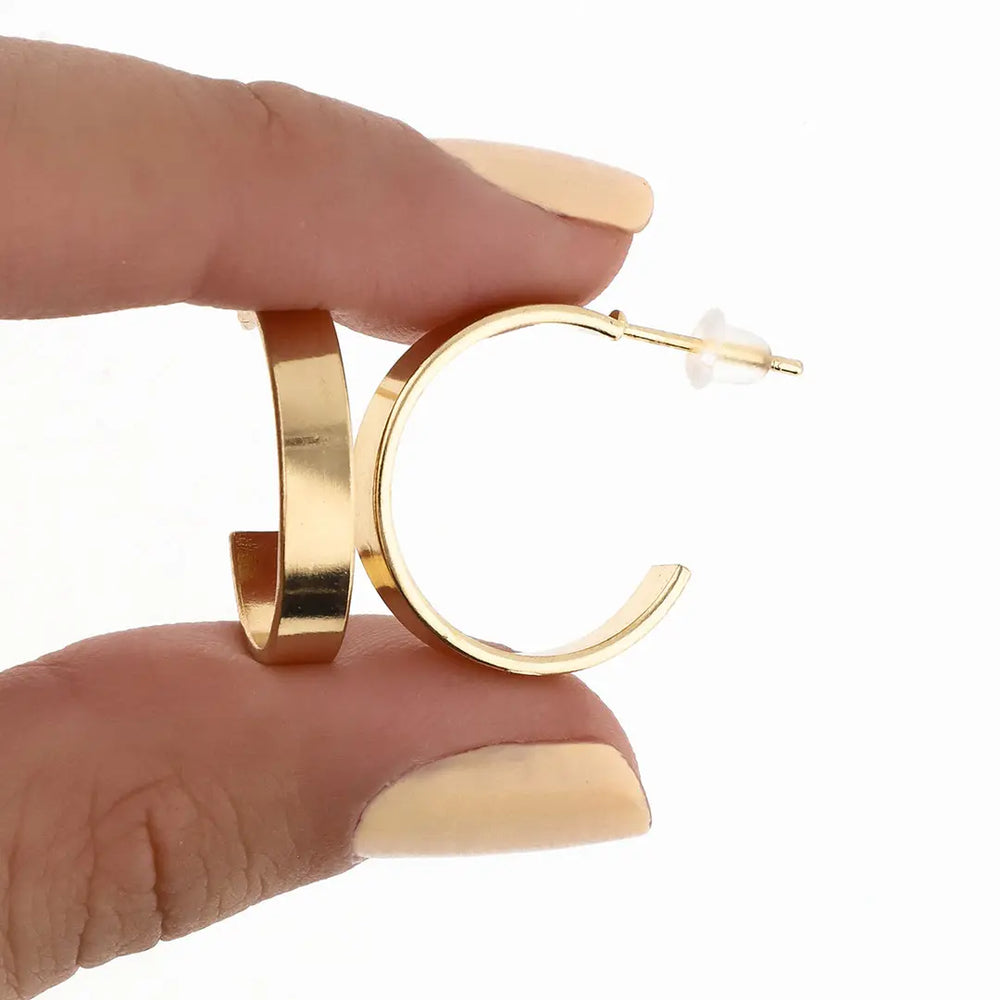 Aros dorados bijou
