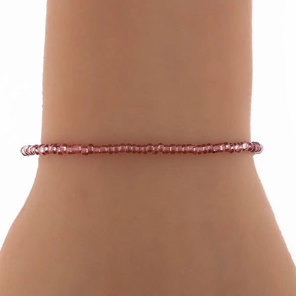 Pulsera cristal acero