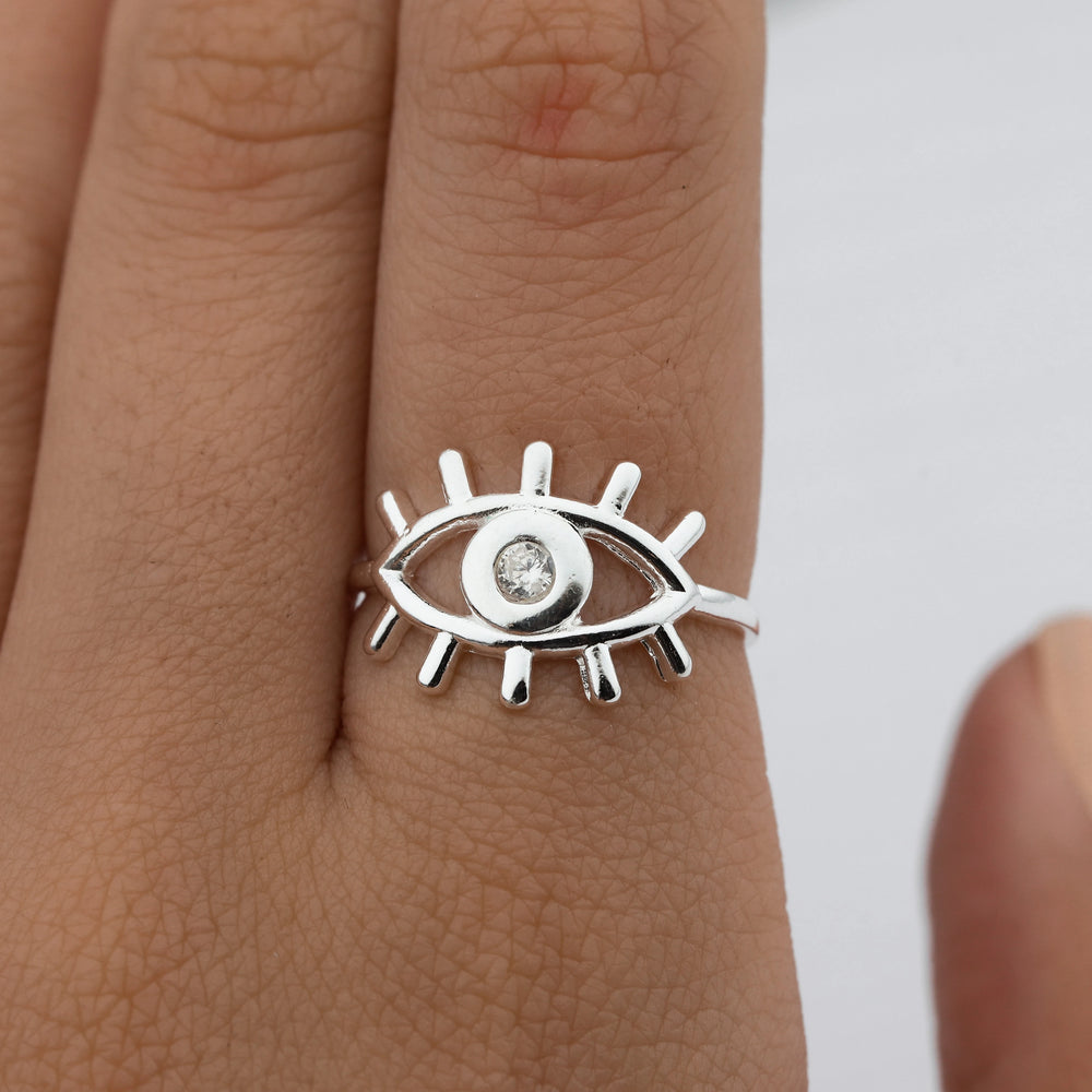 Anillo acero blanco premium