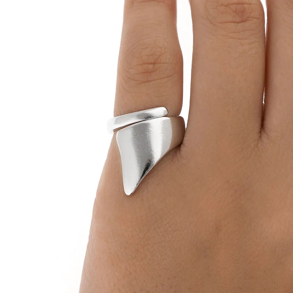Anillo plateado bijou