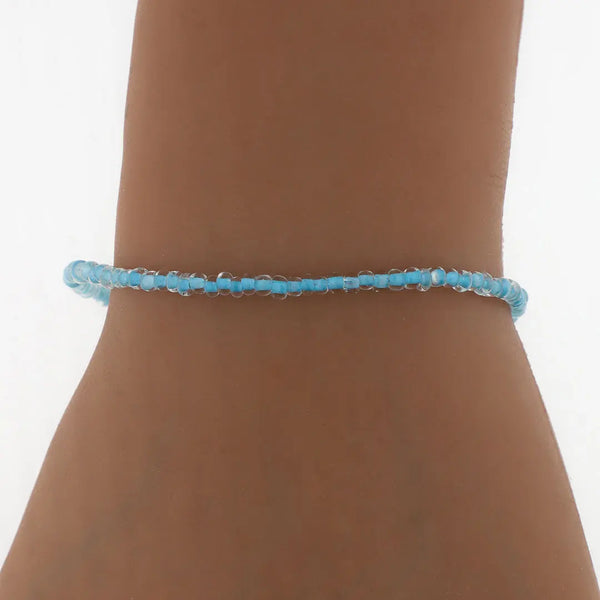 Pulsera cristal acero