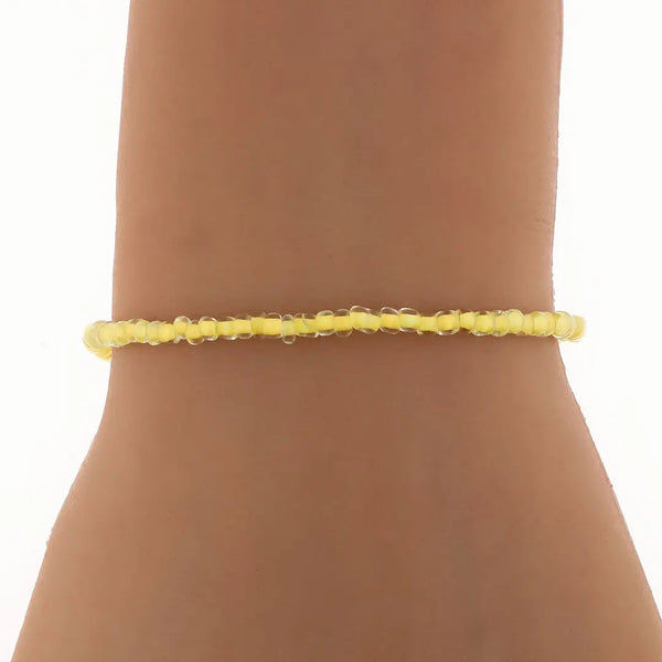 Pulsera cristal acero