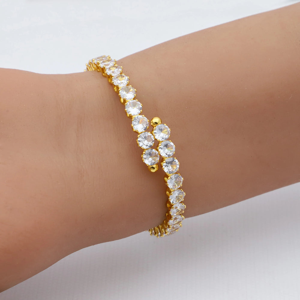 Pulsera acero dorado