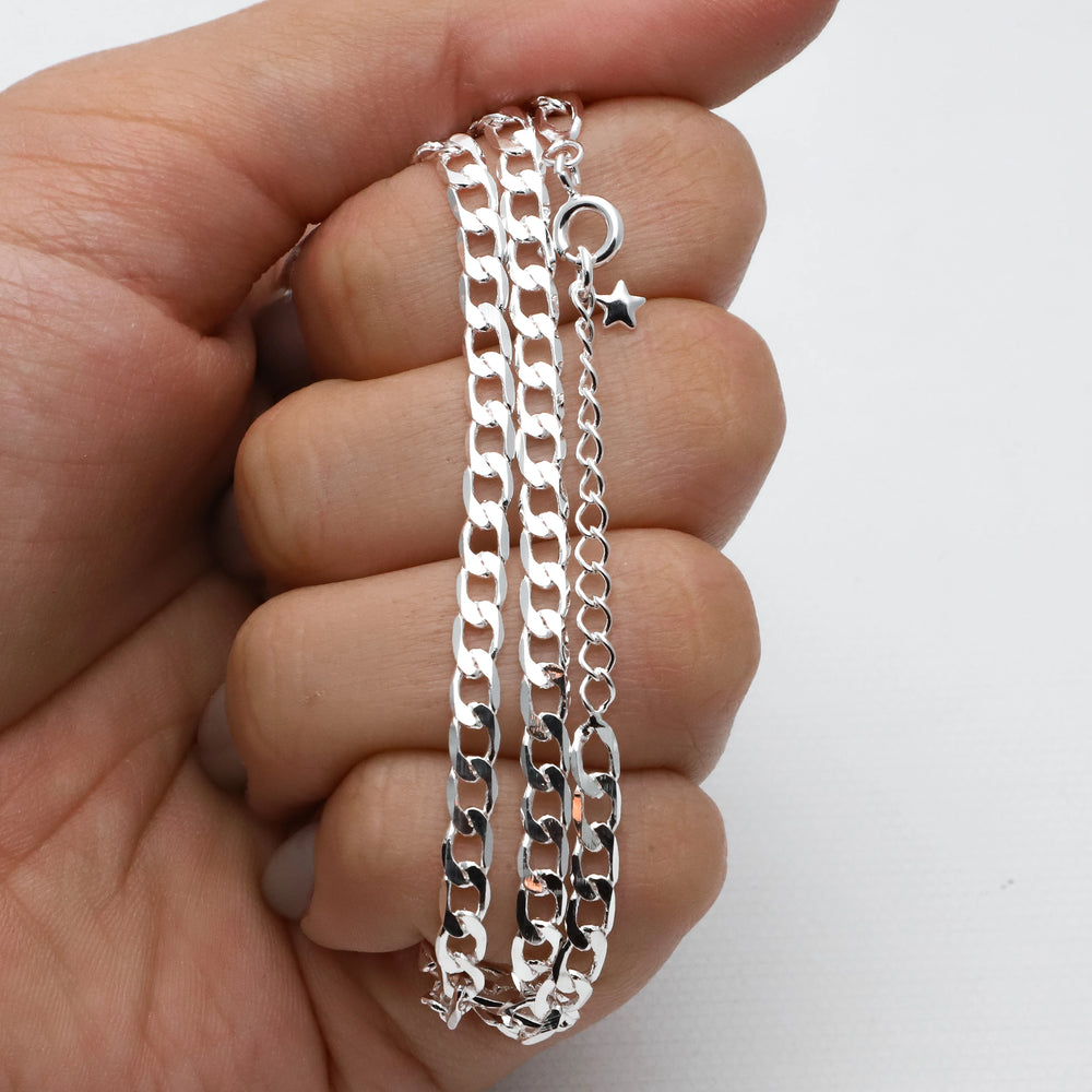 Cadena acero blanco premium