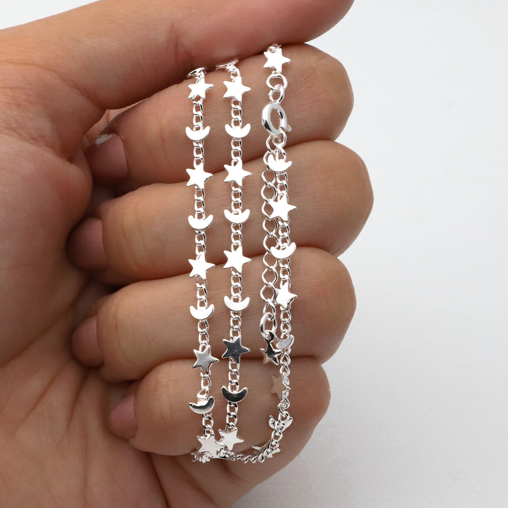 Cadena acero blanco premium