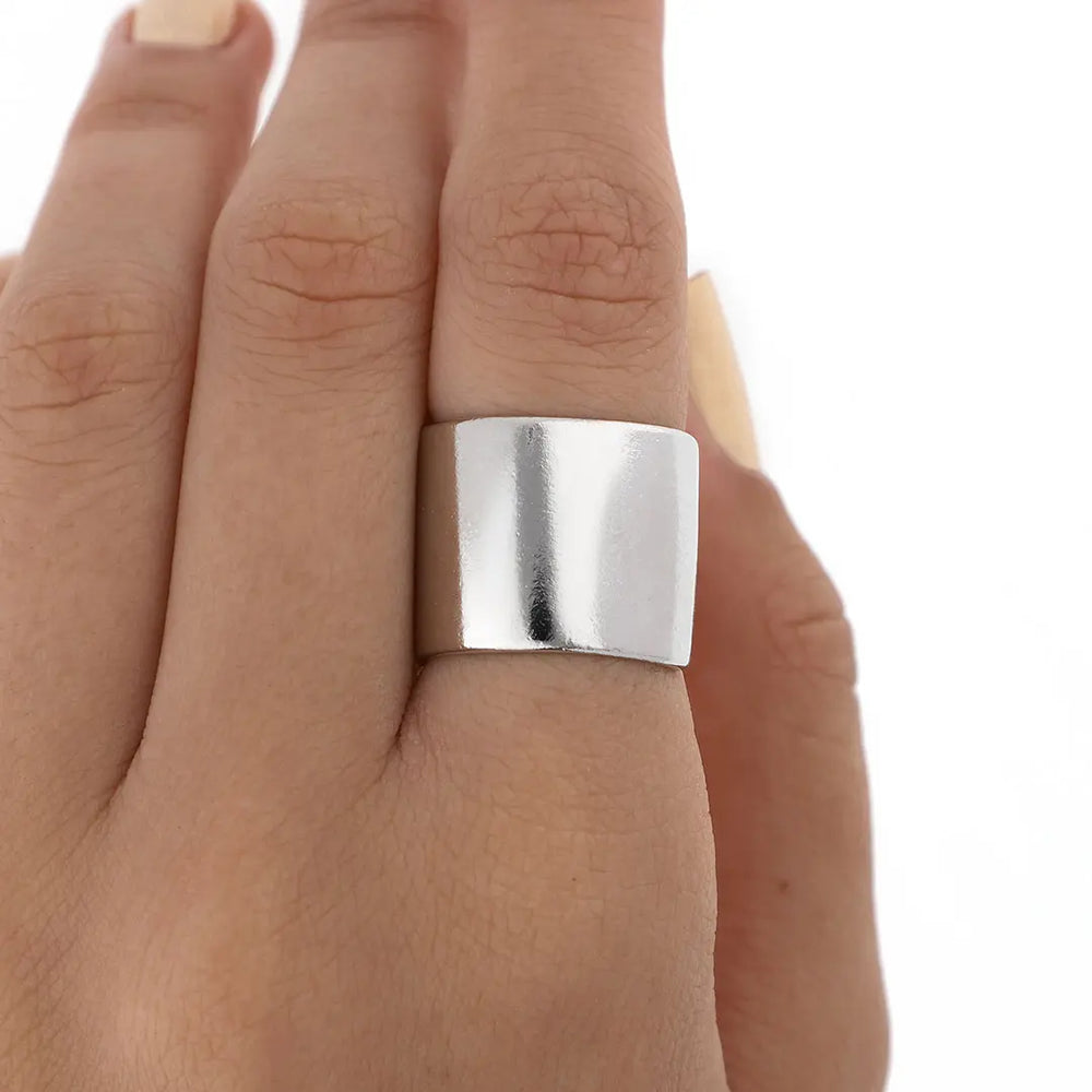 Anillo plateado bijou