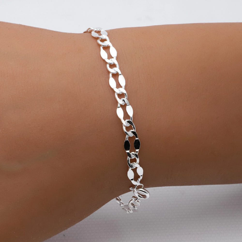 Pulsera acero blanco premium