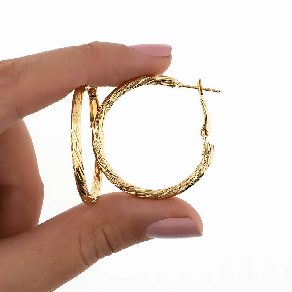 Aros dorados bijou