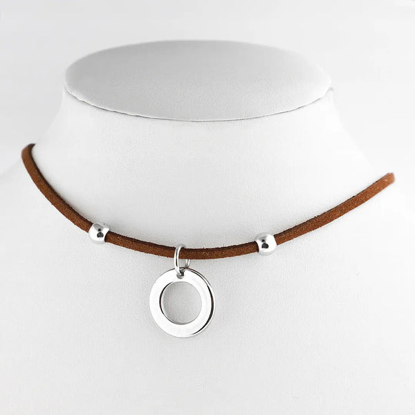 Choker gamuza
