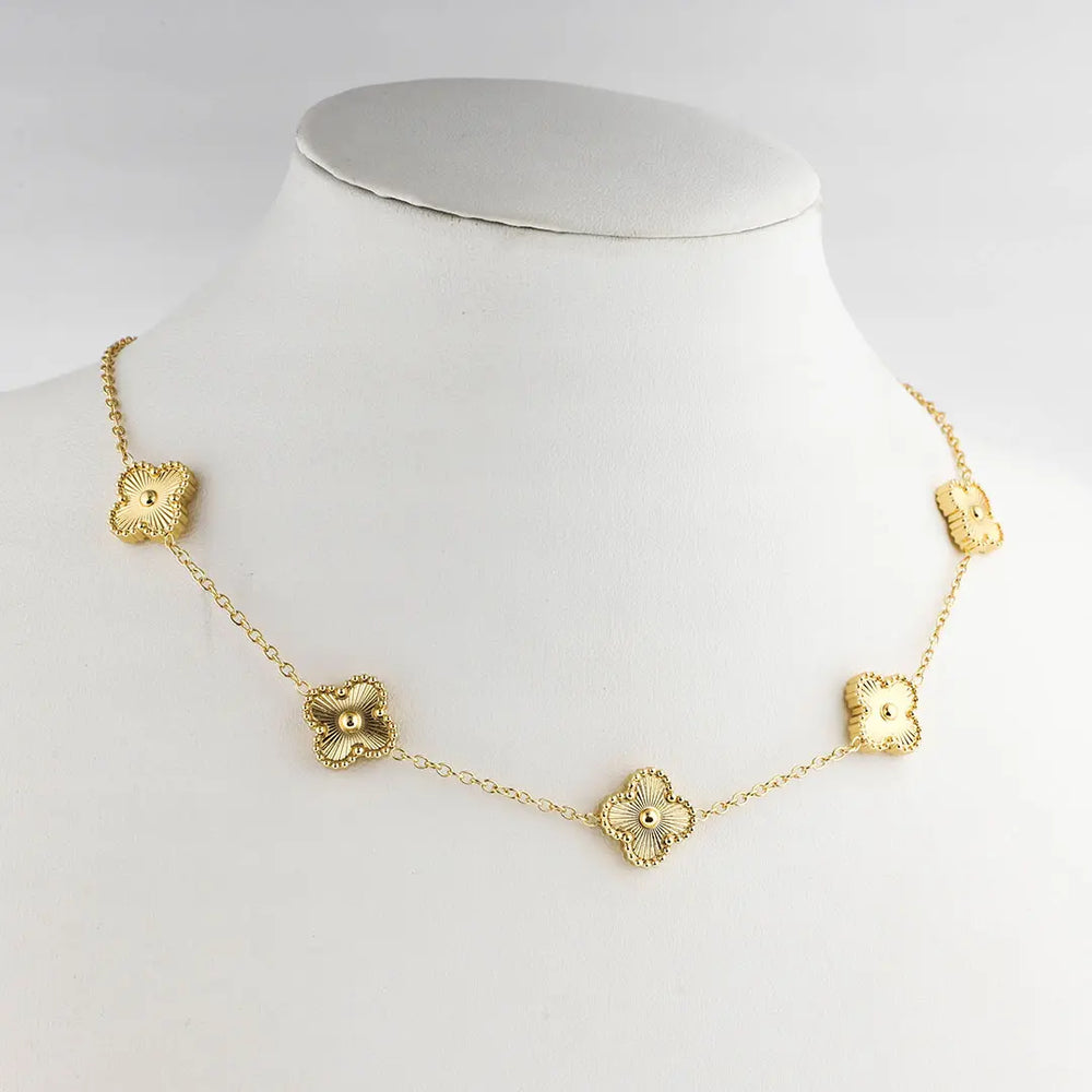 Colgante Cleff acero dorado