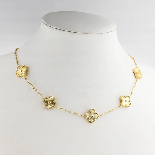 Colgante Cleff acero dorado
