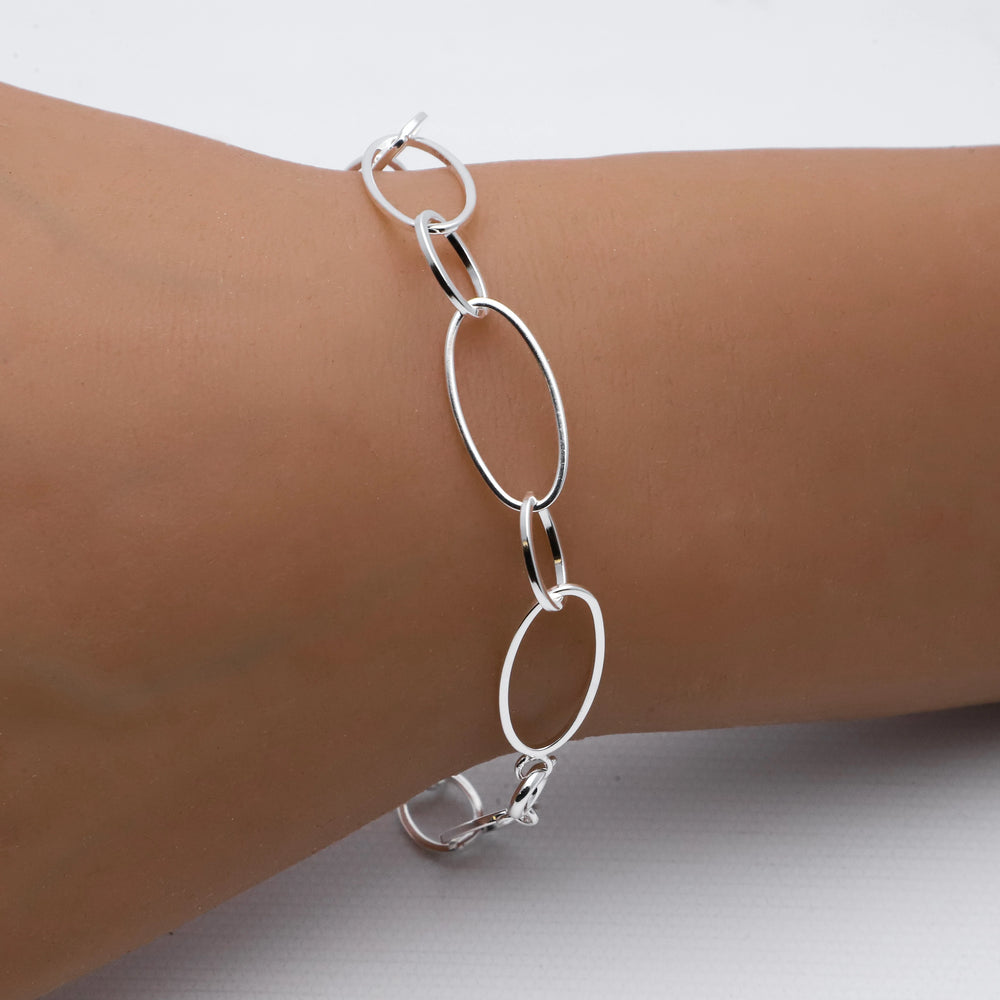 Pulsera acero blanco premium