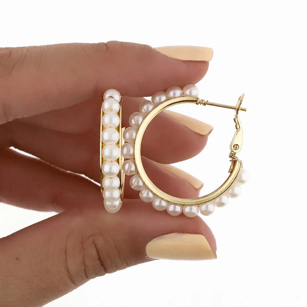 Aros dorados bijou