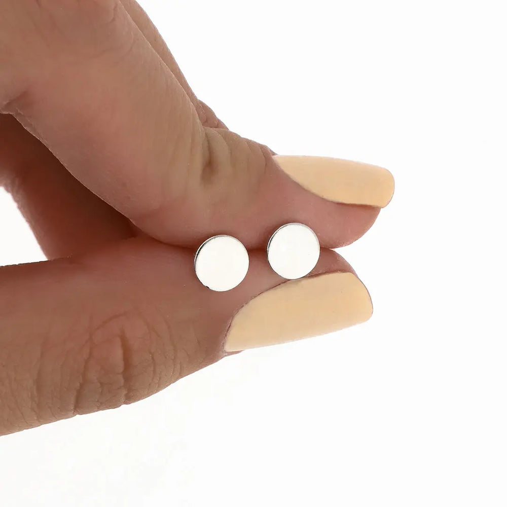 Aros plateados bijou