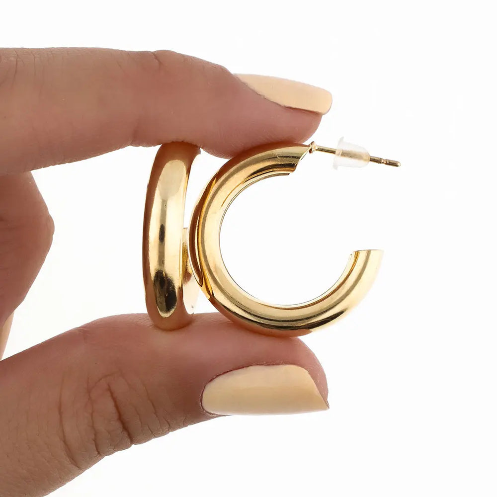 Aros dorados bijou