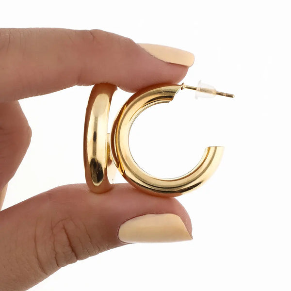Aros dorados bijou