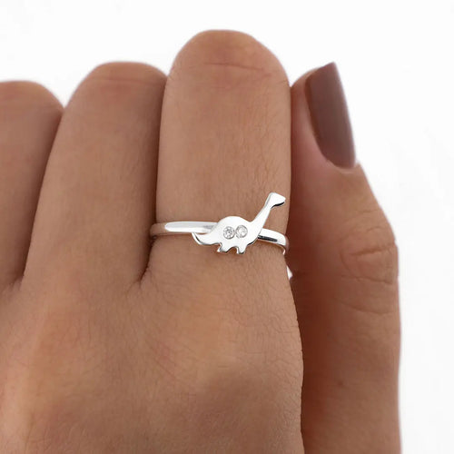 Anillo dinosaurio regulable plating
