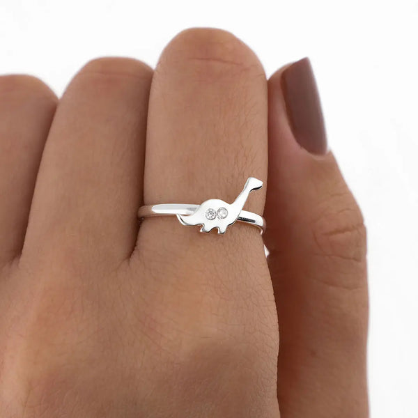 Anillo dinosaurio regulable plating