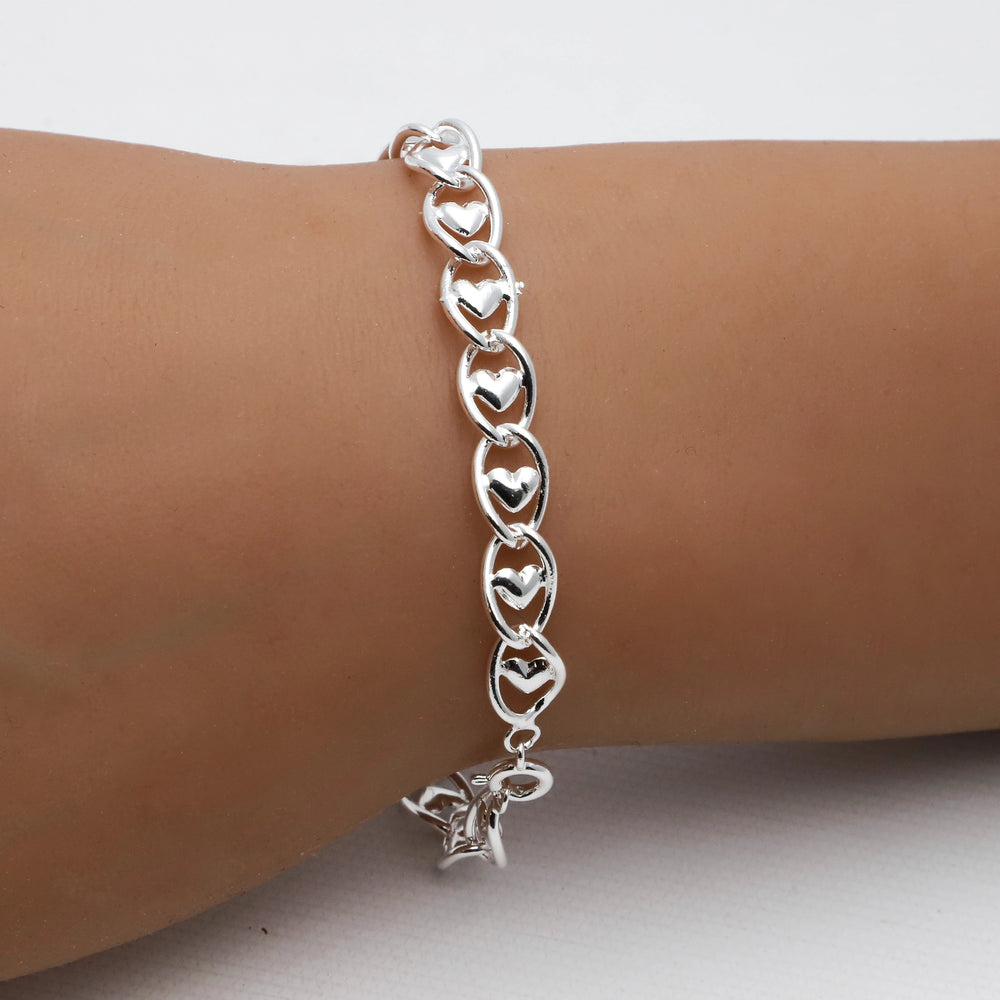 Pulsera acero blanco premium