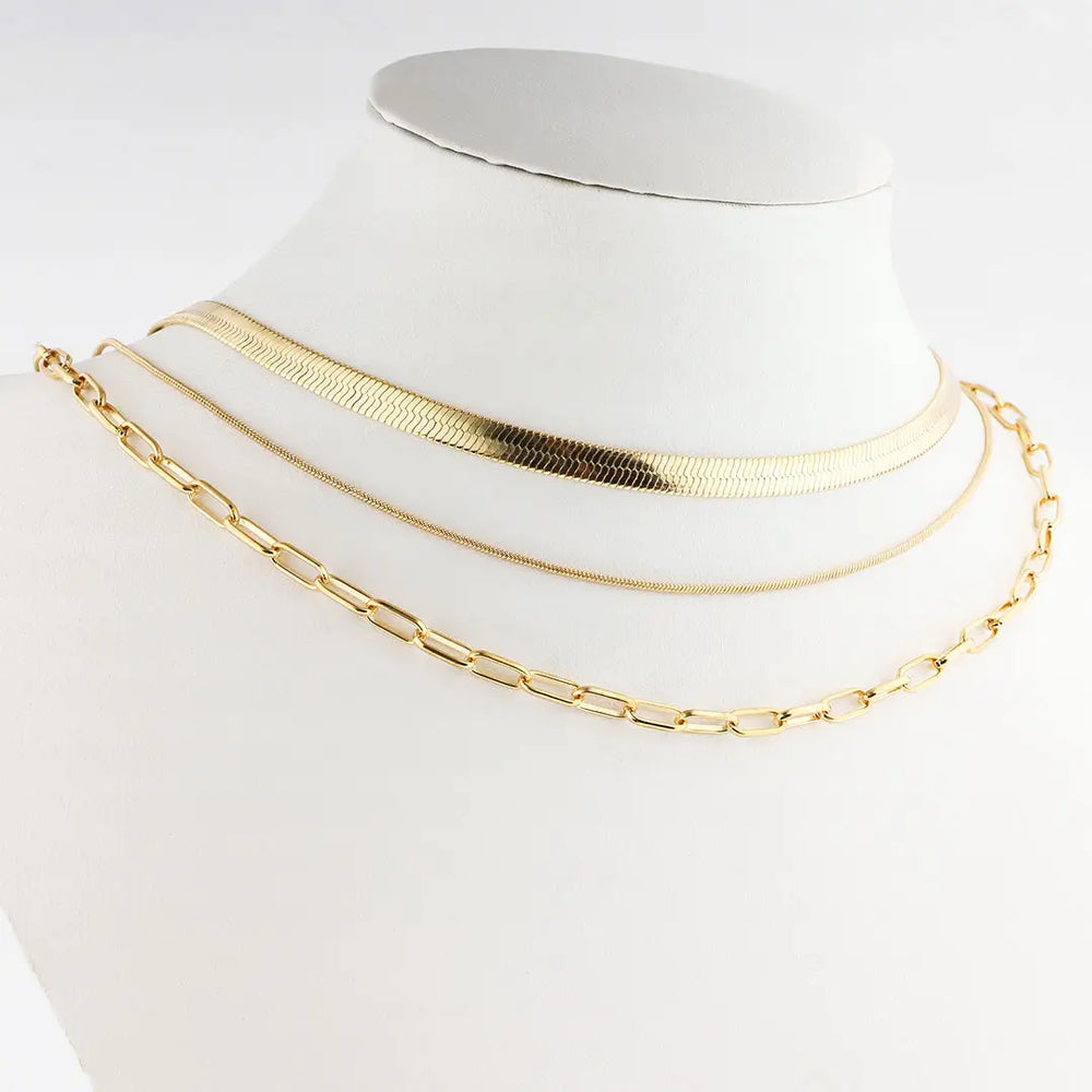 Set dorado bijou 3 en 1