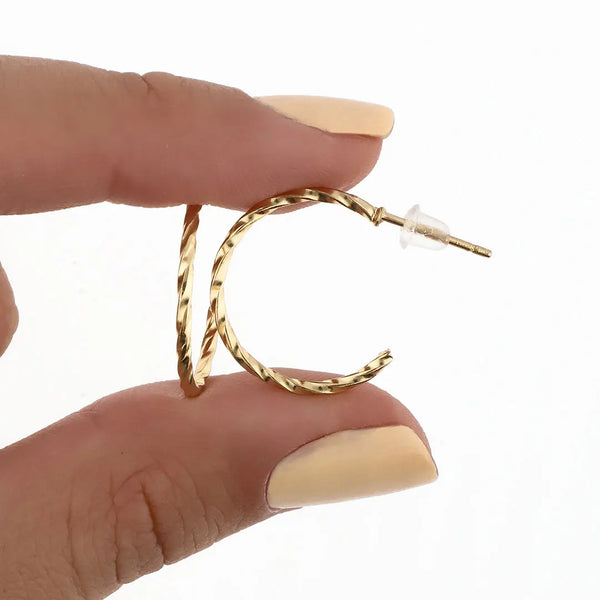 Aros dorados bijou